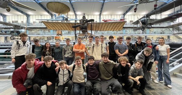 Exkurze třídy E1B do Národního technického muzea