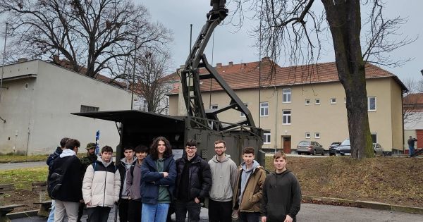 Exkurze studentů druhých a třetích ročníků na Vojenské akademii v Brně